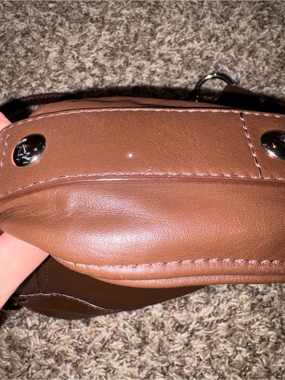 Coach Zoe hobo bag - brown/silver - Picture 5 of 10